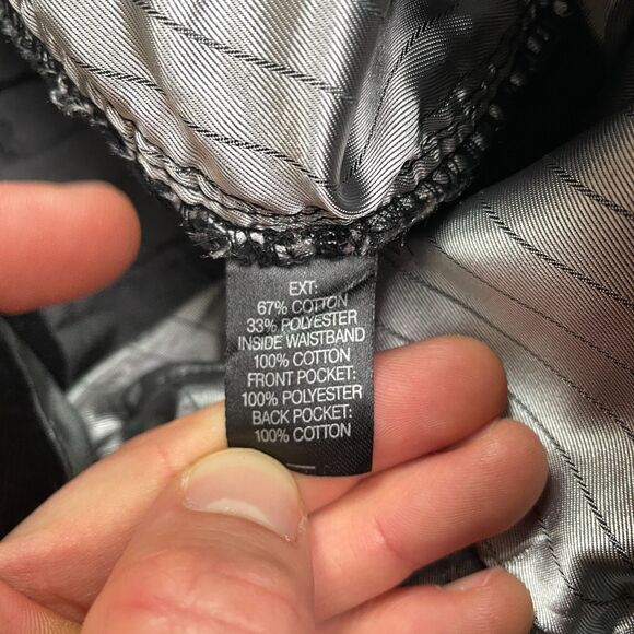 Betabrand Casual Dress Pants Mens 38 Dark Gray Soft knit Stretch Straight 38x28 - Picture 7 of 12